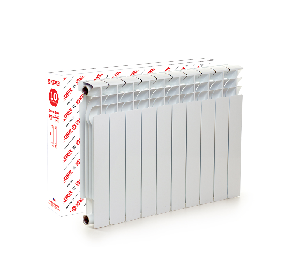 BIMETALLIC HEATING RADIATOR KR.100BI-500