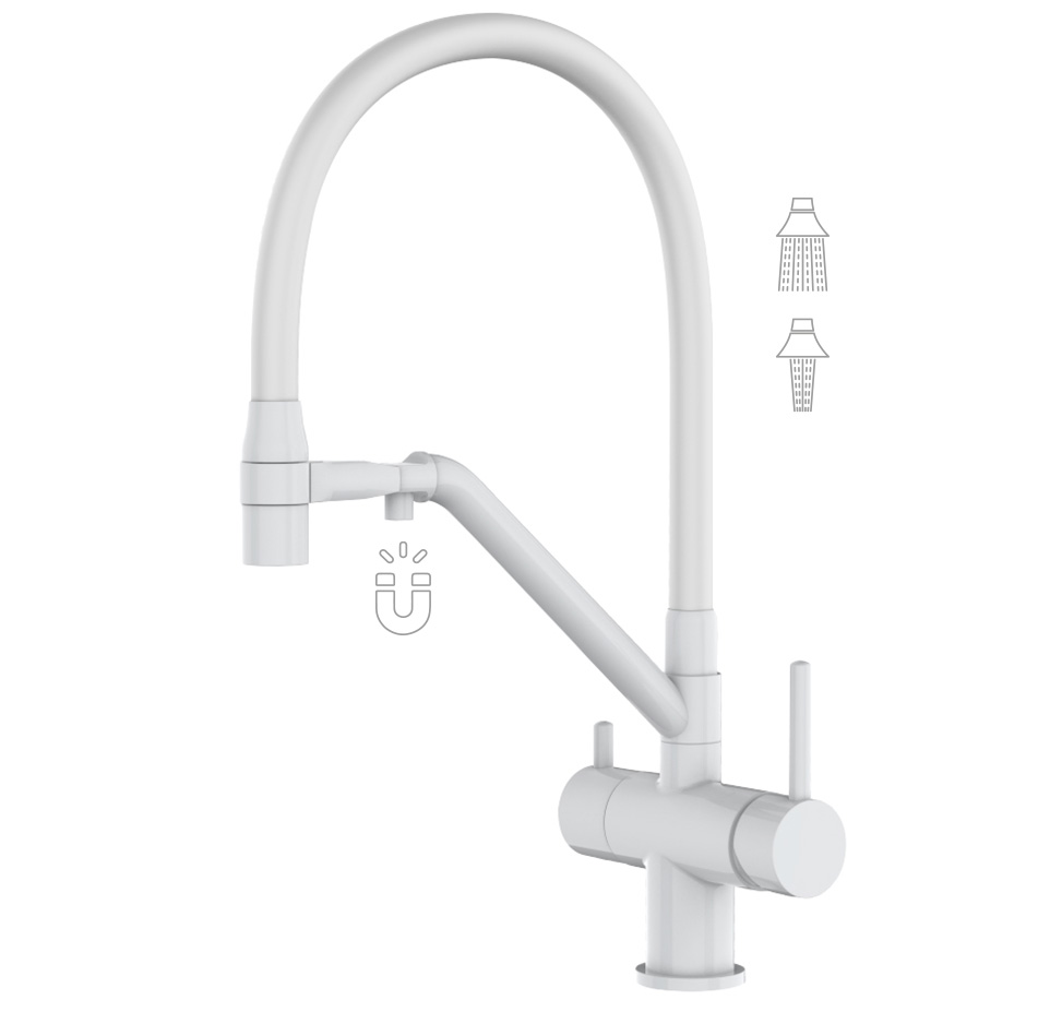 Kitchen mixer with drinking water outlet Series 006: KB-72006-03