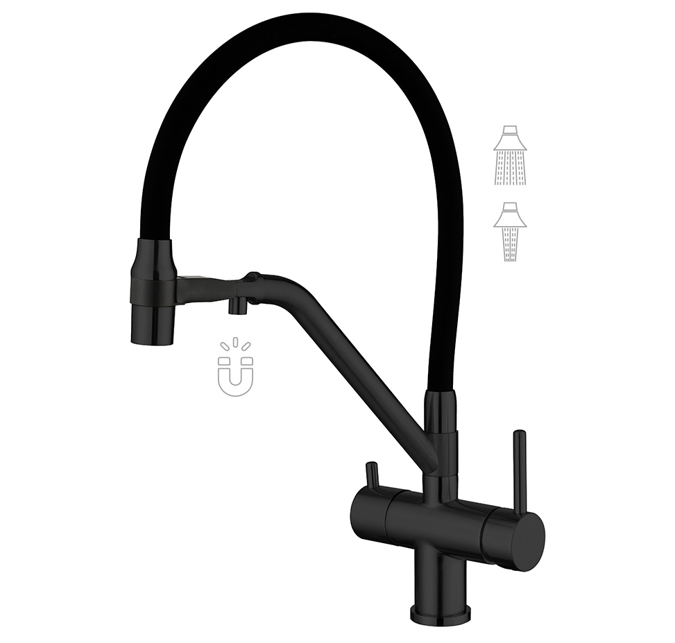 Kitchen mixer with drinking water outlet Series 006: KB-72006-05