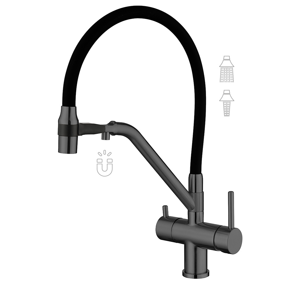 Kitchen mixer with drinking water outlet Series 006: KB-72006-07