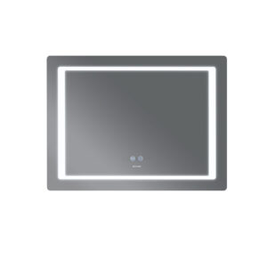 Koupelnové zrcadlo s LED osvětlením, protizamlžovací funkcí a regulací jasu, MR13-80×60-REVERSE Style