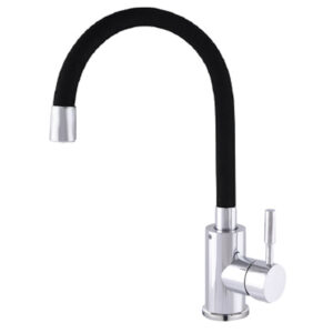 Dřezová baterie, SUS-011 CHROME REFL.BLACK, černá