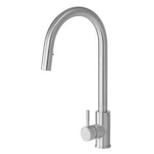 Dřezová baterie s vytahovací sprškou, LUX-014 HIDDEN