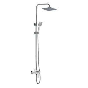 Sprchový sloup s baterií MIXXUS PREMIUM ALEX 003-J WHITE-CHROME, bílý-chrom