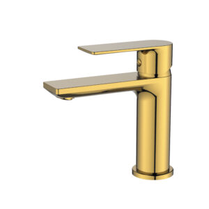 Umyvadlová baterie MIXXUS PREMIUM ALEX 001 BRUSHED GOLD, zlatá