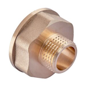 Mosazná přechodka KOER, KF.A0810.WN.E - 1"Fx3/4"M