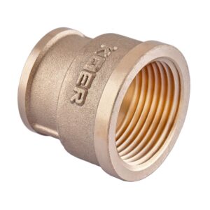 Redukční závitová mosazná spojka (redukce) KOER, KF.C0810.WN.E - 1"x3/4"