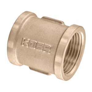 Závitová mosazná spojka KOER, KF.C08.WN.E - 3/4"