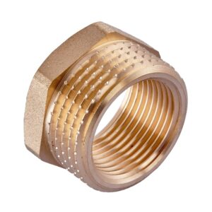 Mosazná redukce závitová KOER, KF.F0610.WN.E - 1"Mx1/2"F