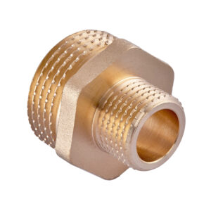 Redukční mosazná vsuvka KOER, KF.N0610.WN.E - 1"x1/2''