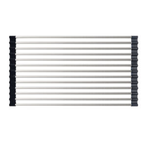 Odkapávač na nádobí na dřez, RAC-01.SUS BLACK, černý