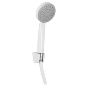 Sprchová sada (ruční sprcha, držák, hadice) bílá MIXXUS, SHOWER SET-02W